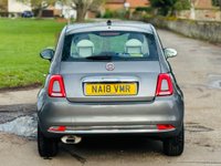 USED 2018 18 FIAT 500 1.2 Lounge Hatchback 3dr Petrol Manual Euro 6 (s/s) (69 bhp) LEATHER+PANROOF+SENSORS+ULEZ