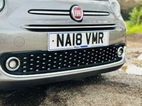 USED 2018 18 FIAT 500 1.2 Lounge Hatchback 3dr Petrol Manual Euro 6 (s/s) (69 bhp) LEATHER+PANROOF+SENSORS+ULEZ