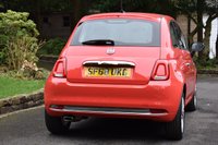 USED 2018 68 FIAT 500 1.2 Lounge Hatchback 3dr Petrol Manual Euro 6 (s/s) (69 bhp) REAR PARKING SENSORS,