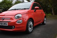 USED 2018 68 FIAT 500 1.2 Lounge Hatchback 3dr Petrol Manual Euro 6 (s/s) (69 bhp) REAR PARKING SENSORS,