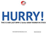 USED 2019 69 BMW 2 Series GRAN TOURER 2.0 220d M Sport MPV 5dr Diesel Auto xDrive Euro 6 (s/s) (190 ps) Buy with Complete Confidence from Sheriff Motors, All our vehicles are extensively road tested and thoroughly inspected prior to sale. Each vehicle comes with a new 1 year mot and we rectify all advisories and failures at no additional cost to our customers, plus a full oil and filter service. For added peace of mind, every car includes a 6 month complimentary RAC Warranty, 12 months Rac Breakdown Cover giving you complete confidence when you buy from Sheriff Motors.