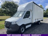 USED 2022 72 MERCEDES-BENZ SPRINTER 2.0 315Cdi 3.5t. NEW 5.2m (17ft) Curtainside (Tail Lift) , Eu 6, 150Bhp, LWB FREE Delivery, 2.4m 8ft Int. Height