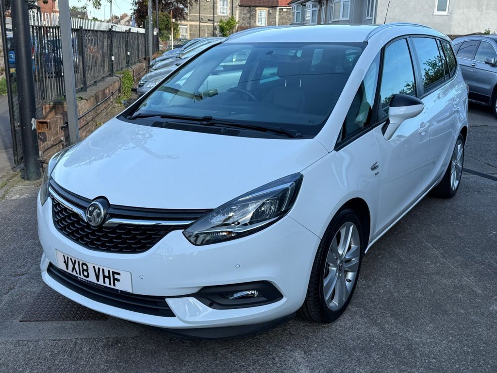 USED 2018 18 VAUXHALL ZAFIRA TOURER 1.4i Turbo SRi Nav MPV 5dr Petrol Auto Euro 6 (140 ps) AUTO+FULL HISTORY+BT+CRUISE