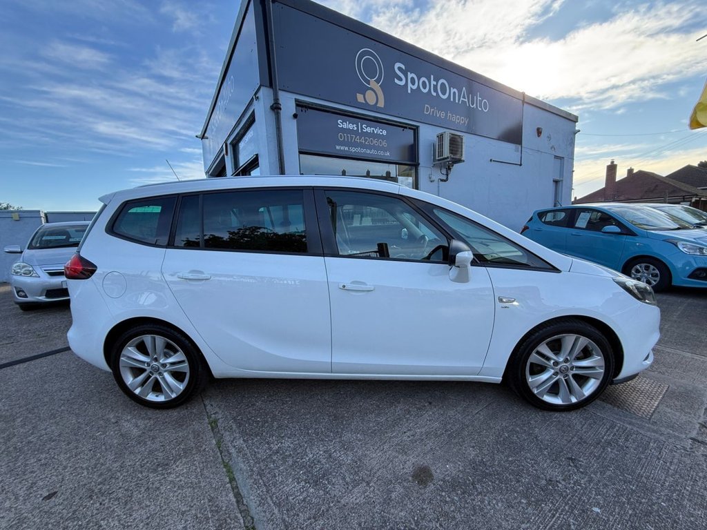 USED 2018 18 VAUXHALL ZAFIRA TOURER 1.4i Turbo SRi Nav MPV 5dr Petrol Auto Euro 6 (140 ps) AUTO+FULL HISTORY+BT+CRUISE