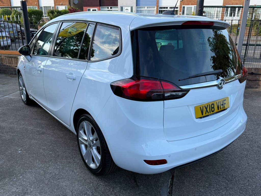 USED 2018 18 VAUXHALL ZAFIRA TOURER 1.4i Turbo SRi Nav MPV 5dr Petrol Auto Euro 6 (140 ps) AUTO+FULL HISTORY+BT+CRUISE