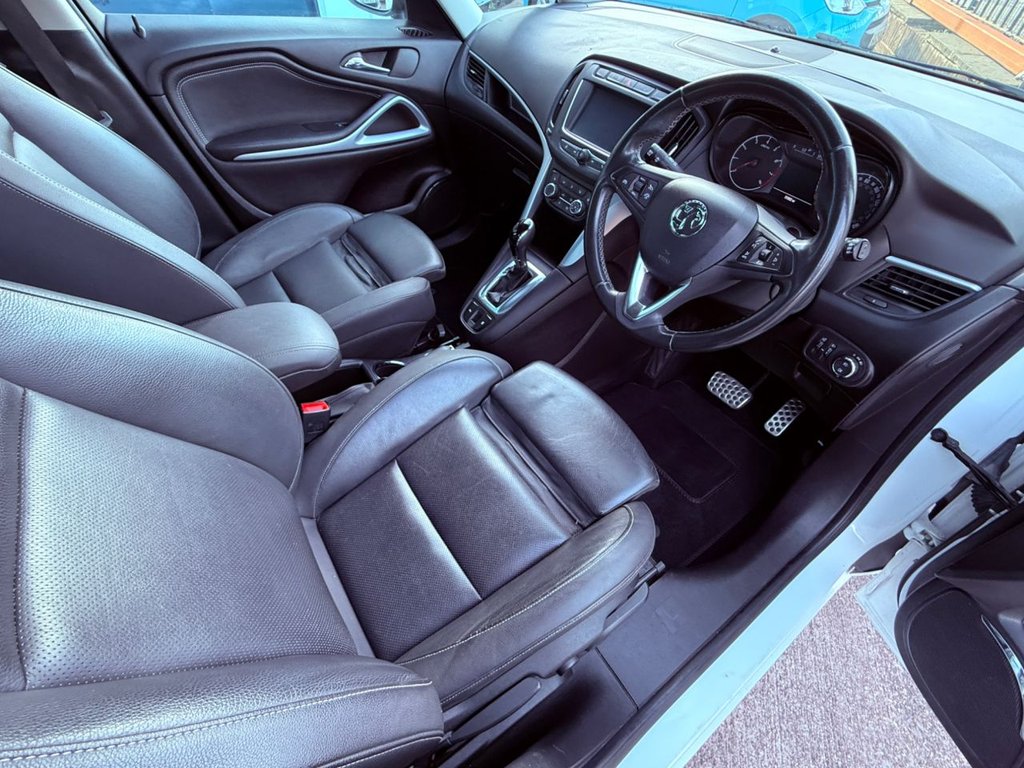 USED 2018 18 VAUXHALL ZAFIRA TOURER 1.4i Turbo SRi Nav MPV 5dr Petrol Auto Euro 6 (140 ps) AUTO+FULL HISTORY+BT+CRUISE