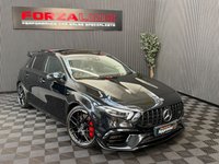 USED 2021 70 MERCEDES-BENZ A-CLASS 2.0 A45 AMG S Plus Hatchback 5dr Petrol 8G-DCT 4MATIC+ Euro 6 (s/s) (421 ps) STUNNING A45S FRONT PPF FILM