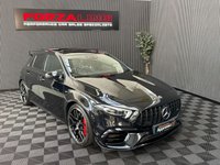 USED 2021 70 MERCEDES-BENZ A-CLASS 2.0 A45 AMG S Plus Hatchback 5dr Petrol 8G-DCT 4MATIC+ Euro 6 (s/s) (421 ps) STUNNING A45S FRONT PPF FILM