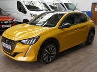 USED 2021 21 PEUGEOT E-208 50kWh GT Hatchback 5dr Electric Auto (136 ps) SAT NAV REAR VIEW CAMERA CRUISE CONTROL PARKING SENSORS 1 OWNER SERVICE HISTORY 7 SERVICES TO 95K MILES