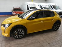 USED 2021 21 PEUGEOT E-208 50kWh GT Hatchback 5dr Electric Auto (136 ps) SAT NAV REAR VIEW CAMERA CRUISE CONTROL PARKING SENSORS 1 OWNER SERVICE HISTORY 7 SERVICES TO 95K MILES