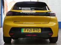 USED 2021 21 PEUGEOT E-208 50kWh GT Hatchback 5dr Electric Auto (136 ps) SAT NAV REAR VIEW CAMERA CRUISE CONTROL PARKING SENSORS 1 OWNER SERVICE HISTORY 7 SERVICES TO 95K MILES