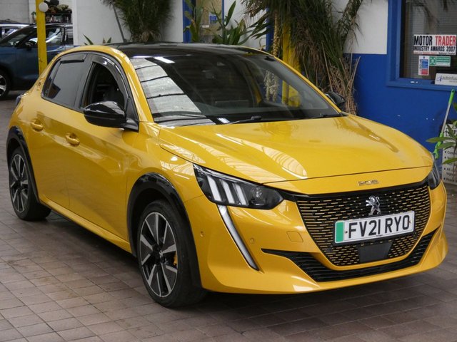 2021 21 Peugeot E-208 50kWh GT Hatchback 5dr Electric Auto (136 ps)