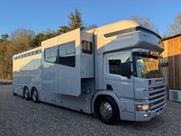 USED 2003 04 SCANIA P SERIES WHITTAKER HORSEBOX 6 HORSE FULL LIVING  PX WELCOME FINANCE AVAILABLE LUXURY LIVING 6 HORSE