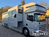 USED 2003 04 SCANIA P SERIES WHITTAKER HORSEBOX 6 HORSE FULL LIVING  PX WELCOME FINANCE AVAILABLE LUXURY LIVING 6 HORSE