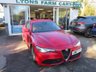 USED 2017 67 ALFA ROMEO GIULIA 2.0T Veloce Saloon 4dr Petrol Automatic Euro 6 (s/s) (280 ps) Beautifully maintained with 8 service records including our detailed inspection and service on arrival. MOT until March 2027 (no advisories). Automatic. Euro 6 / ULEZ Compliant.