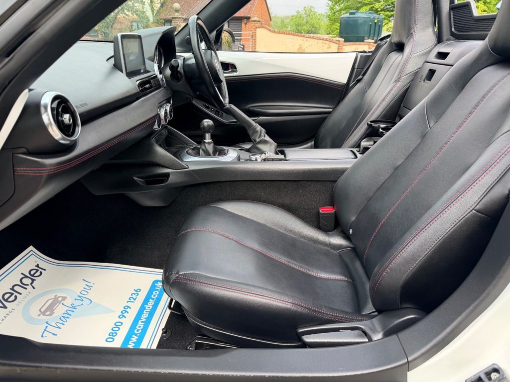 USED 2016 16 MAZDA MX-5 2.0 SKYACTIV-G Sport Nav Convertible 2dr Petrol Manual Euro 6 (160 ps) |5 Services|Sensor|Cruise|NaV|Leather Heated Seats|