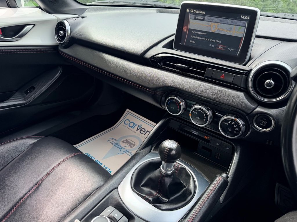 USED 2016 16 MAZDA MX-5 2.0 SKYACTIV-G Sport Nav Convertible 2dr Petrol Manual Euro 6 (160 ps) |5 Services|Sensor|Cruise|NaV|Leather Heated Seats|