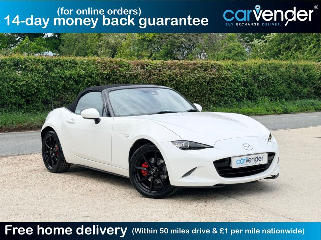 USED 2016 16 MAZDA MX-5 2.0 SKYACTIV-G Sport Nav Convertible 2dr Petrol Manual Euro 6 (160 ps) |5 Services|Sensor|Cruise|NaV|Leather Heated Seats|
