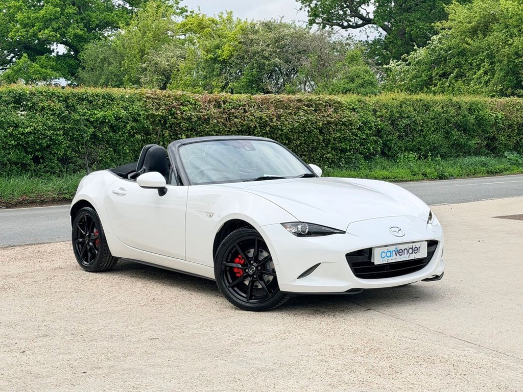 USED 2016 16 MAZDA MX-5 2.0 SKYACTIV-G Sport Nav Convertible 2dr Petrol Manual Euro 6 (160 ps) |5 Services|Sensor|Cruise|NaV|Leather Heated Seats|