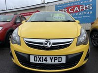 USED 2014 14 VAUXHALL CORSA 1.4 16V SXi Hatchback 5dr Petrol Manual Wide Ratio Euro 5 (A/C) (100 ps) ALLOY WHEELS, SPORTS INTERIOR, COLOUR CODED.