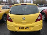 USED 2014 14 VAUXHALL CORSA 1.4 16V SXi Hatchback 5dr Petrol Manual Wide Ratio Euro 5 (A/C) (100 ps) ALLOY WHEELS, SPORTS INTERIOR, COLOUR CODED.