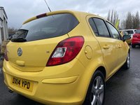 USED 2014 14 VAUXHALL CORSA 1.4 16V SXi Hatchback 5dr Petrol Manual Wide Ratio Euro 5 (A/C) (100 ps) ALLOY WHEELS, SPORTS INTERIOR, COLOUR CODED.
