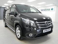 USED 2018 18 MERCEDES-BENZ VITO 119 2.1 CDI 190 BHP LONG SPORT 7G AUTO 5 SEAT CREWCAB ( NO VAT ! ) 5 SEATER | SAT NAV | NO VAT TO PAY !