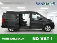 USED 2018 18 MERCEDES-BENZ VITO 119 2.1 CDI 190 BHP LONG SPORT 7G AUTO 5 SEAT CREWCAB ( NO VAT ! ) 5 SEATER | SAT NAV | NO VAT TO PAY !