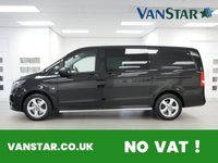 USED 2018 18 MERCEDES-BENZ VITO 119 2.1 CDI 190 BHP LONG SPORT 7G AUTO 5 SEAT CREWCAB ( NO VAT ! ) 5 SEATER | SAT NAV | NO VAT TO PAY !