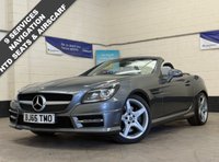 USED 2015 65 MERCEDES-BENZ SLK 2.1 SLK250D AMG Sport Convertible 2 Door Diesel G-Tronic Euro 6 (s/s) (204 ps) PARKTRONIC 9 SERVICES 1 PREVIOUS