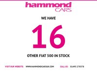 USED 2018 18 FIAT 500 1.2 Lounge Hatchback 3dr Petrol Manual Euro 6 (s/s) (69 bhp) SUNROOF, REAR PARKING SENSORS