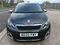 USED 2020 20 PEUGEOT 108 1.0 Collection Hatchback 5dr Petrol Manual Euro 6 (s/s) (72 ps) 2 OWNERS FROM NEW* 2 STAMP SERVICE HISTORY* REVERSING CAMERA* CRUISE CONTROL* AUTO START / STOP* AIR CON* BLUETOOTH PHONE AND AUDIO* AUX* USB* APPLE CARPLAY* ANDROID AUTO