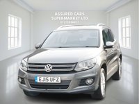 USED 2015 15 VOLKSWAGEN TIGUAN 2.0 TDI BlueMotion Tech Match SUV 5dr Diesel DSG 4WD Euro 5 (s/s) (140 ps) Auto_2.0_Suv_ParkingSensor_Sat Nav