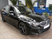 USED 2022 72 BMW 3 SERIES 2.0 330e 12kWh M Sport Touring 5dr Petrol Plug-in Hybrid Auto Euro 6 (s/s) (292 ps) SAT NAV PART LEATHER REAR CAMERA CRUISE CONTROL PARKING SENSORS 1 OWNER EXCELLENT SERVICE HISTORY WARRANTY