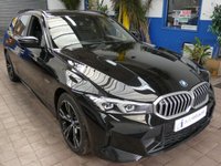 USED 2022 72 BMW 3 SERIES 2.0 330e 12kWh M Sport Touring 5dr Petrol Plug-in Hybrid Auto Euro 6 (s/s) (292 ps) SAT NAV PART LEATHER REAR CAMERA CRUISE CONTROL PARKING SENSORS 1 OWNER EXCELLENT SERVICE HISTORY WARRANTY