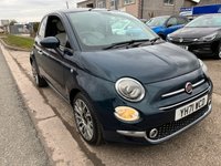 USED 2021 71 FIAT 500 1.0 MHEV Star Hatchback 3dr Petrol Manual Euro 6 (s/s) (70 bhp) PANORAMIC ROOF* SAT NAV* PARKING SENSORS* EPIC BLUE