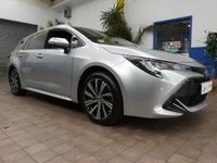 USED 2022 72 TOYOTA COROLLA 2.0 VVT-h Design Touring Sports 5dr Petrol Hybrid CVT Euro 6 (s/s) (196 ps) SAT NAV PART LEATHER HEATED SEATS REA VIEW CAMERA CRUISE CONTROL PARKING SENSORS 1 OWNER SERVICE HISTORY WARRANTY