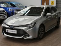 USED 2022 72 TOYOTA COROLLA 2.0 VVT-h Design Touring Sports 5dr Petrol Hybrid CVT Euro 6 (s/s) (196 ps) SAT NAV PART LEATHER HEATED SEATS REA VIEW CAMERA CRUISE CONTROL PARKING SENSORS 1 OWNER SERVICE HISTORY WARRANTY
