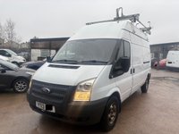 USED 2013 13 FORD TRANSIT 2.2 TDCi 350 Panel Van 3dr Diesel Manual FWD L2 H3 (209 g/km, 123 bhp) LOW MILES**NO VAT**SIDE LOADIN