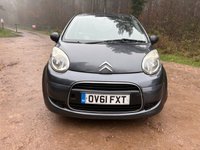 USED 2011 61 CITROEN C1 1.0i VTR+ Hatchback 5dr Petrol Manual Euro 5 (68 ps) 1 owner car, PAS, Electric windows, CD, Air conditioning, Alloy wheels, AUX