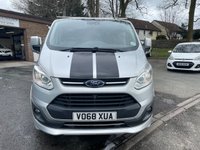 USED 2018 68 FORD TRANSIT CUSTOM 2.0 290 EcoBlue Sport Panel Van 5dr Diesel Manual L2 H1 Euro 6 (s/s) (170 ps) NO VAT+NICE SPEC+LOW MILEAGE