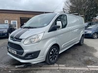 USED 2018 68 FORD TRANSIT CUSTOM 2.0 290 EcoBlue Sport Panel Van 5dr Diesel Manual L2 H1 Euro 6 (s/s) (170 ps) NO VAT+NICE SPEC+LOW MILEAGE