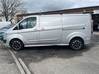 USED 2018 68 FORD TRANSIT CUSTOM 2.0 290 EcoBlue Sport Panel Van 5dr Diesel Manual L2 H1 Euro 6 (s/s) (170 ps) NO VAT+NICE SPEC+LOW MILEAGE