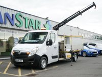 USED 2018 68 VAUXHALL MOVANO 2.3 CDTI 130 BHP L3 LONG RWD DROPSIDE ( HI-AB CRANE ! ) AIR CON | DROPSIDE | HI AB CRANE !