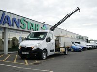 USED 2018 68 VAUXHALL MOVANO 2.3 CDTI 130 BHP L3 LONG RWD DROPSIDE ( HI-AB CRANE ! ) AIR CON | DROPSIDE | HI AB CRANE !