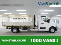USED 2018 68 VAUXHALL MOVANO 2.3 CDTI 130 BHP L3 LONG RWD DROPSIDE ( HI-AB CRANE ! ) AIR CON | DROPSIDE | HI AB CRANE !