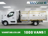 USED 2018 68 VAUXHALL MOVANO 2.3 CDTI 130 BHP L3 LONG RWD DROPSIDE ( HI-AB CRANE ! ) AIR CON | DROPSIDE | HI AB CRANE !