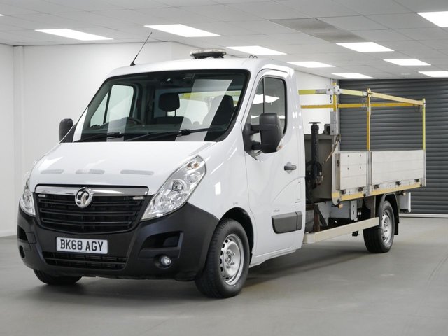 View our Vauxhall Movano 2.3 CDTI 130 BHP L3 LONG RWD DROPSIDE ( HI-AB CRANE ! )