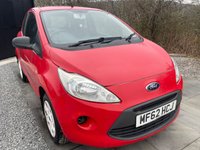 USED 2012 62 FORD KA 1.2 Studio Hatchback 3dr Petrol Manual Euro 5 (69 ps) GOOD SERVICE RECORD