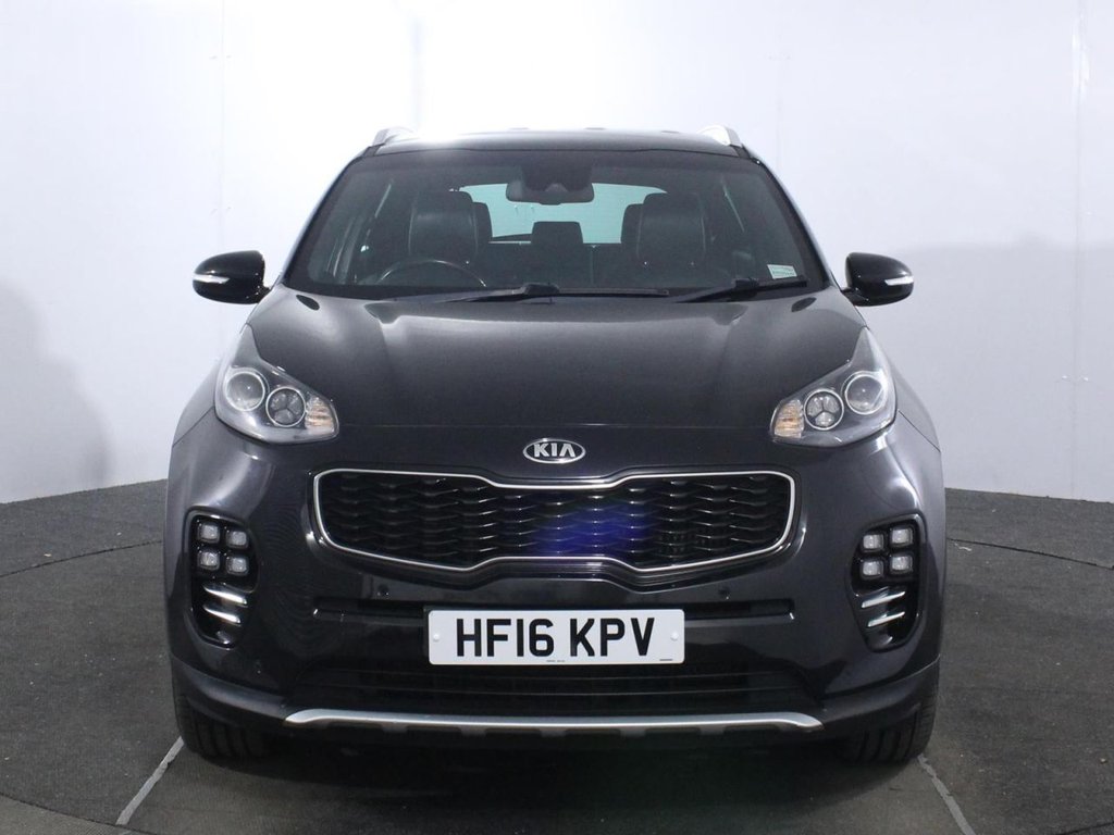 USED 2016 16 KIA SPORTAGE 1.6 T-GDi GT-Line SUV 5dr Petrol Manual AWD Euro 6 (174 bhp) FULL KIA SERVICE HISTORY - SAT NAV